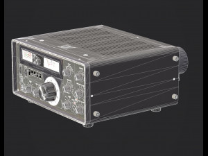 Ham Radio Transceiver Yaesu FT-101 Modelo 3D