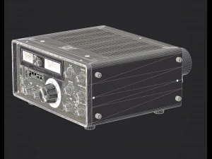 Ham Radio Transceiver Yaesu FT-101 3D Model