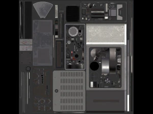 Ham Radio Transceiver Yaesu FT-101 3D Model