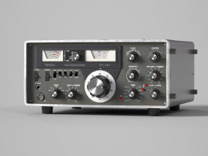 Ham Radio Transceiver Yaesu FT-101 Modelo 3D