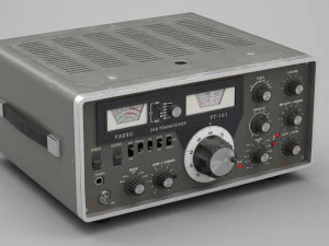 Ham Radio Transceiver Yaesu FT-101 3D Model