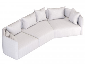 Sofa by Patricia Urquiola Modelo 3D