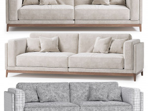 Time taupe sofa 3D Model