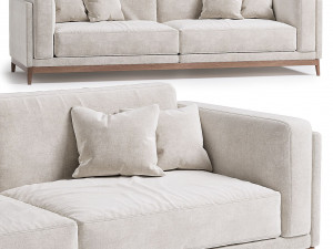 Time taupe sofa 3D Model