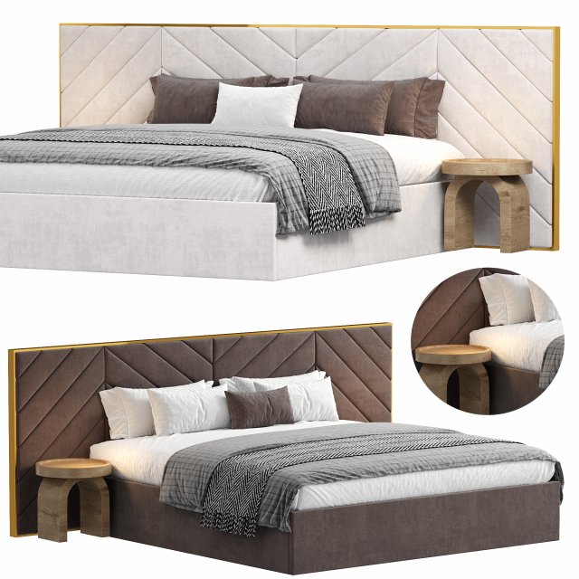 Fiza bed 3D-Modell .c4d .max .obj .3ds .fbx .stl .blend 