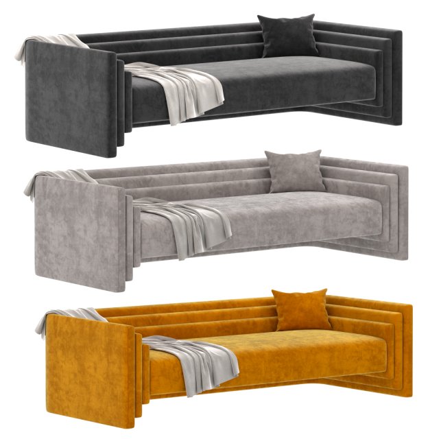 Saint-Germain Sofa Modelo 3D .c4d .max .obj .3ds .fbx .stl .blend 