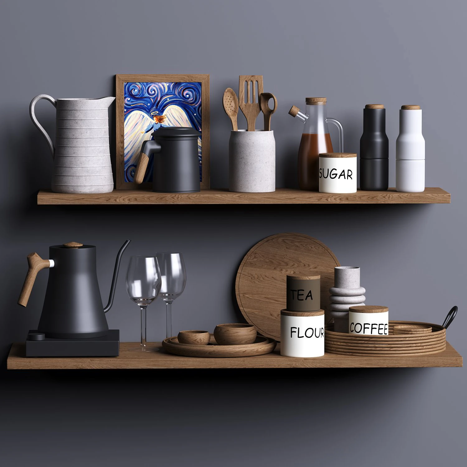Decor 01 3D Model .c4d .max .obj .3ds .fbx .stl .blend