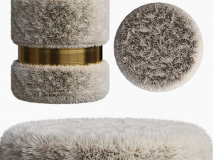 Mantra beauty stool 3D Model