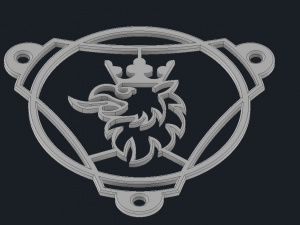 Scania logo 3D Принт Модель