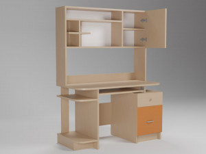 A set of furniture for a childrens room Model 3D