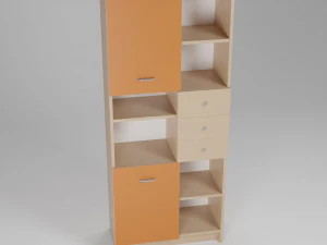 A set of furniture for a childrens room 3D Model