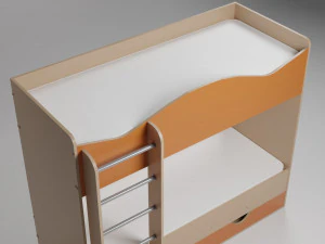 A set of furniture for a childrens room 3D Model
