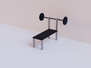 Bench 3D Модель