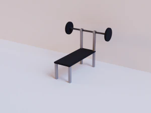 Ławka Model 3D