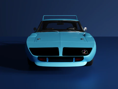 Burung Super Plymouth 1970 Model 3D