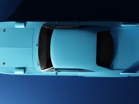 Plymouth S&uuml;per Kuşu 1970 3D Model