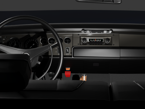 Plymouth S&uuml;per Kuşu 1970 3D Model