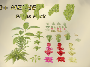 Stylized Props Pack - over 100 QUALITY MESHES Model 3D
