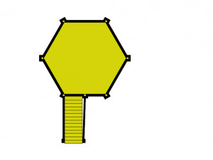 Industrial stairs 3D Model