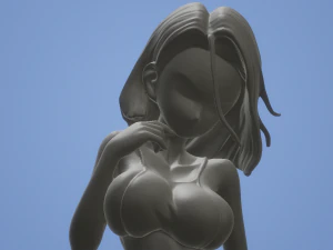 Anime - Dragon Ball Z - Androide 18 sexy Modelo de impresión 3D