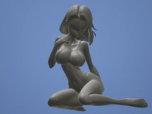 Anime - Dragon Ball Z - Sexy Android 18 3D Print Model