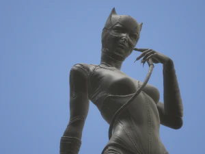 DC - Batman - Diorama - Catwoman 3D Print Model