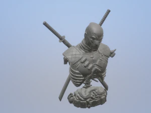 Marvel - DeadPool - Bust - Versi lucu dari patung Deadpool Model Cetak 3D