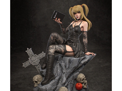 Anime - Death Note - Diorama - Rem and Misa Misa 3D Baskı Modeli