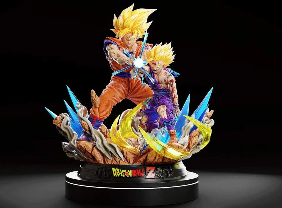 Anime - Dragon Ball Z - Kamehameha - Gohan Goku 3D Print Model .c4d .max .obj .3ds .fbx .stl .blend 
