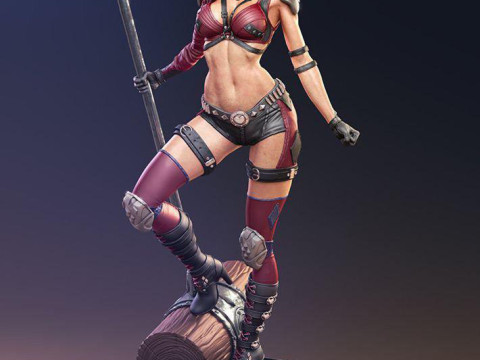 DC- Batman - Harley Quinn 3D Print Model