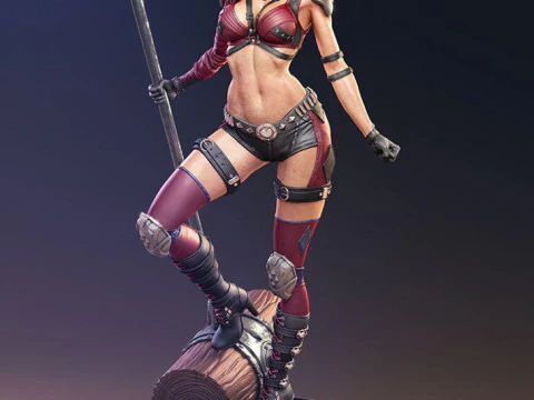 DC- Batman - Harley Quinn 3D Print Model