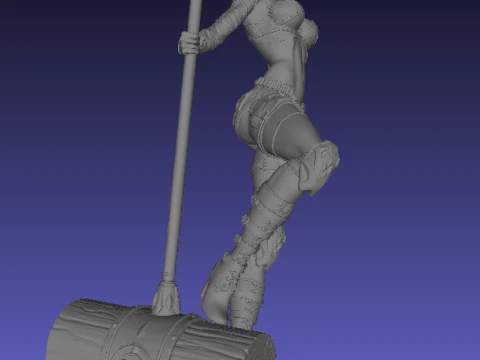DC- Batman - Harley Quinn 3D Print Model