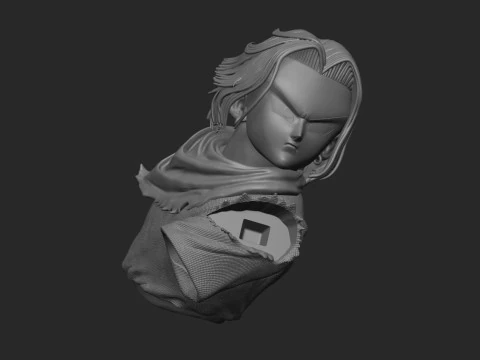 Future Gohan vs N18 N17 3D Print Model