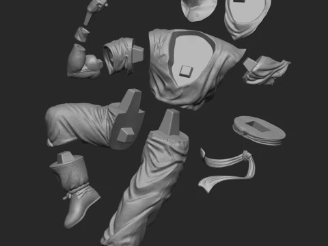 Future Gohan vs N18 N17 3D Print Model