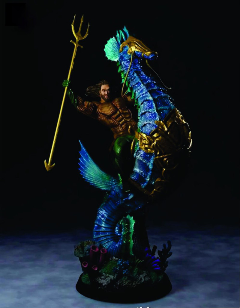 Aquaman oh SeaHorse 3D printmodel .c4d .max .obj .3ds .fbx .stl .blend
