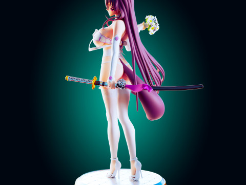 Battleship Empress Fantasy Naval Warrior-Inspired Adult Art 3D Baskı Modeli