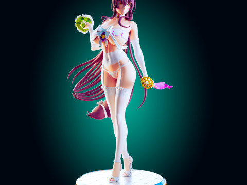Battleship Empress Fantasy Naval Warrior-Inspired Adult Art 3D Baskı Modeli
