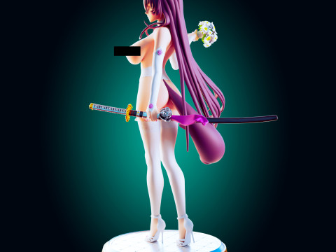 Battleship Empress Fantasy Naval Warrior-Inspired Adult Art 3D Baskı Modeli