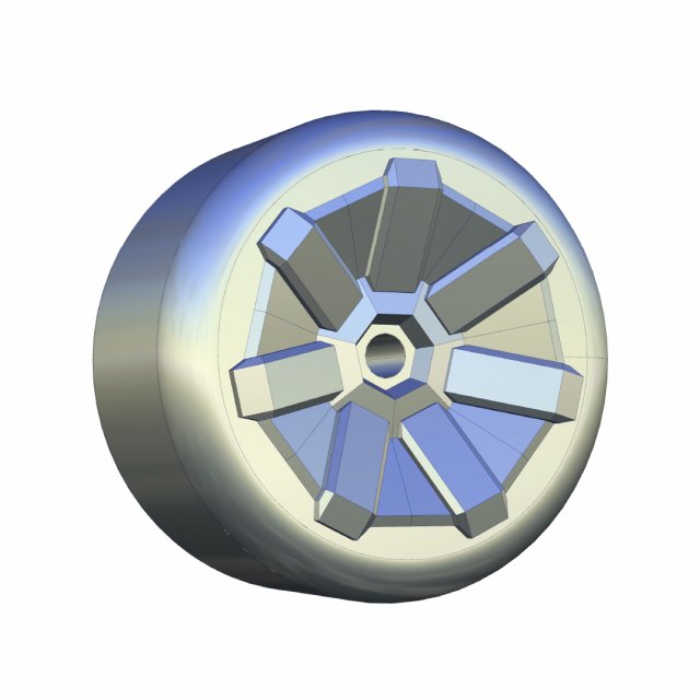 Tesla Cybertruck 1-64 Scale HW Wheel 3D 打印模型 .c4d .max .obj .3ds .fbx .stl .blend 