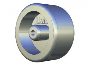 Tesla Cybertruck 1-64 Scale HW Wheel 3D 打印模型