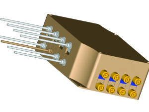 CAJA DE CONEXIONES EQUIPO DE GRABACION DVR 8 CANALES - 8C DVR CONNECTION BOX 3D Print Model