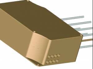 CAJA DE CONEXIONES EQUIPO DE GRABACION DVR 8 CANALES - 8C DVR CONNECTION BOX 3D 打印模型