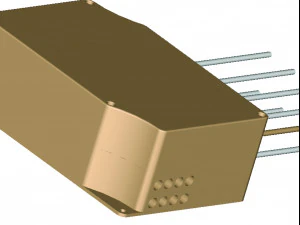 CAJA DE CONEXIONES EQUIPO DE GRABACION DVR 8 CANALES - 8C DVR CONNECTION BOX 3D Print Model