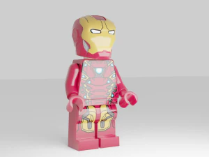 lego hombre de hierro Modelo 3D