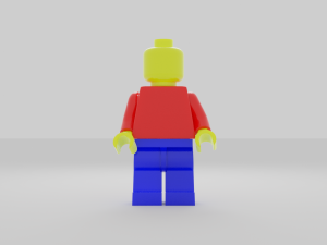 Lego standard minifigure 3D Model