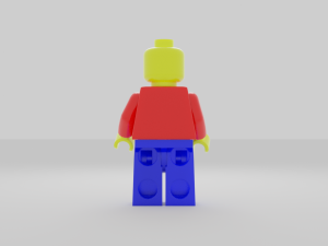 Lego standard minifigure 3D Model