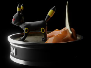 Pokemon Umbreon 3D Print Model