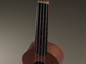 Ukulele Model 3D