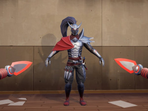 Stylized samurai from the first and third person Low-poly 3D मॉडल