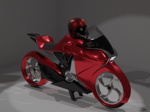 Motorcycle of the future Modelo 3D
